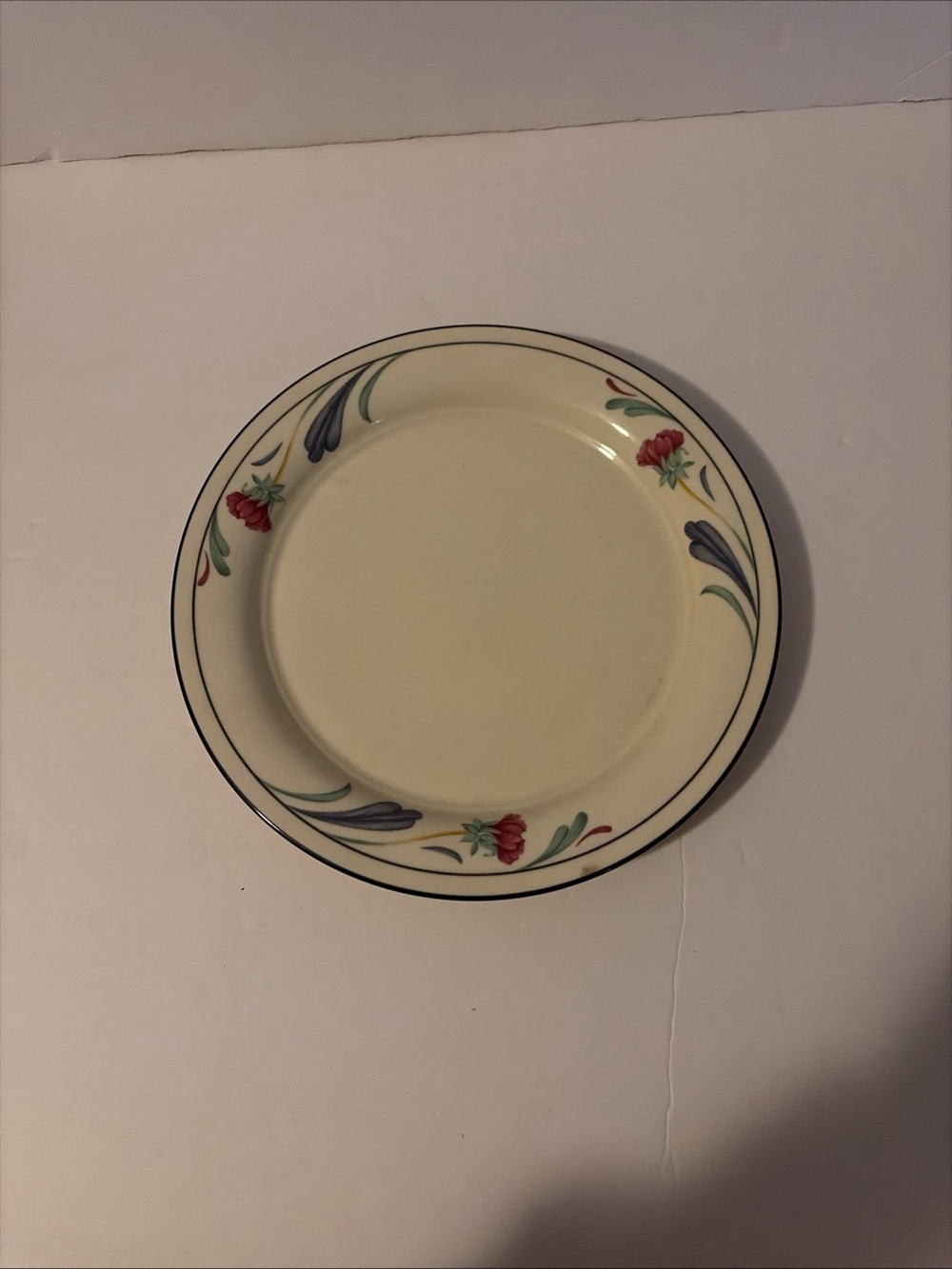 lenox poppies on blue Salad Plate